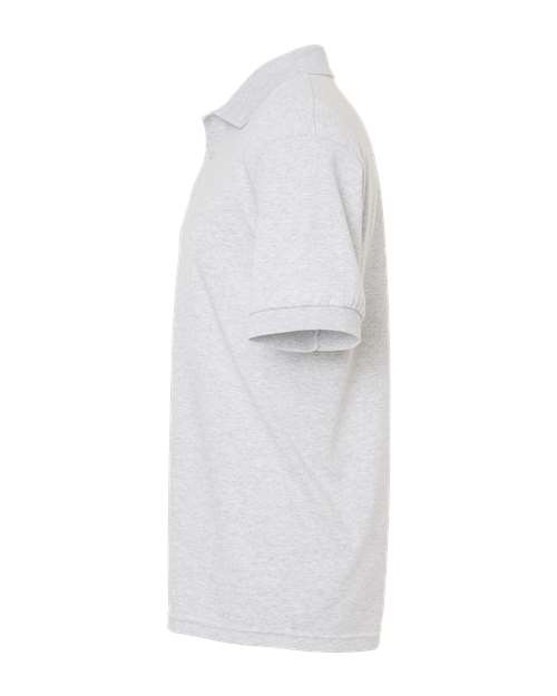 Gildan 8800 Ash polo - Sleeve and side view