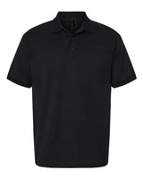 Gildan 8800 Black polo - Front view