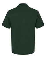 Gildan 8800 Forest Green polo - Back view