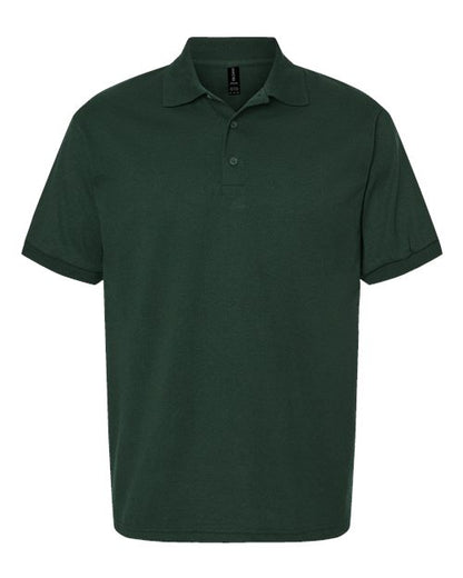Gildan 8800 Forest Green polo - Front view