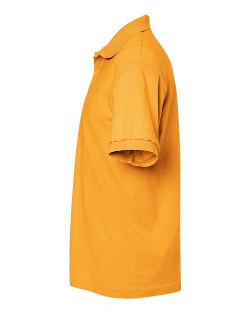 Gildan 8800 Gold polo - Sleeve and side view