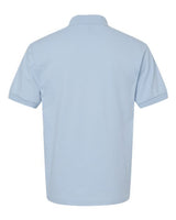 Gildan 8800 Light Blue polo - Back view