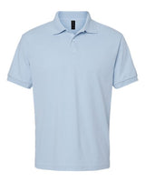 Gildan 8800 Light Blue polo - Front view