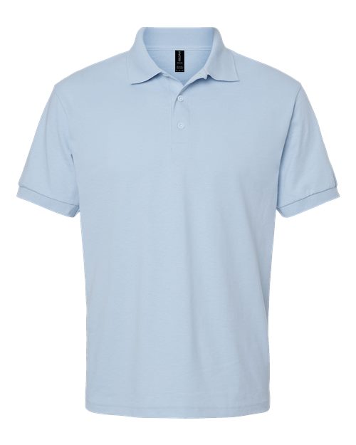 Gildan 8800 Light Blue polo - Front view