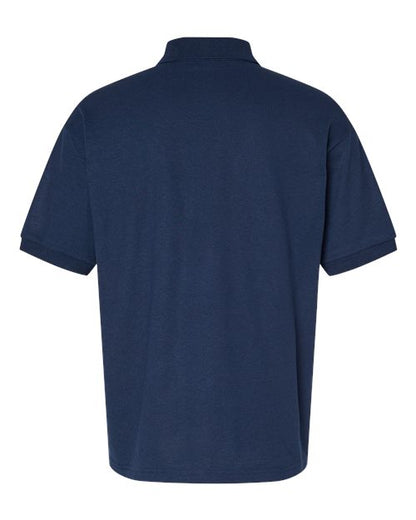 Gildan 8800 Navy polo - Back view