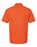 Gildan 8800 Orange polo - Back view