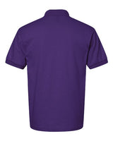 Gildan 8800 Purple polo - Back view