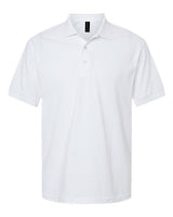 Gildan 8800 White polo - Front view