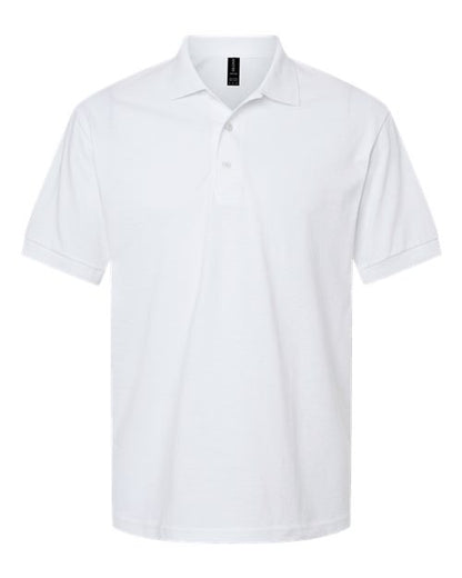 Gildan 8800 White polo - Front view