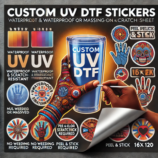 Custom UV DTF Stickers – Full Sheet Printing