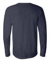 BELLA+CANVAS 3501 Navy - back, blank shirt
