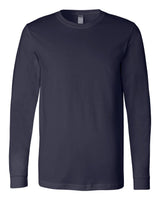 BELLA+CANVAS 3501 Navy - front, blank shirt
