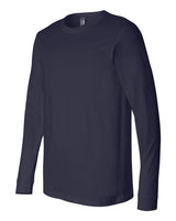 BELLA+CANVAS 3501 Navy - alternate front, blank shirt