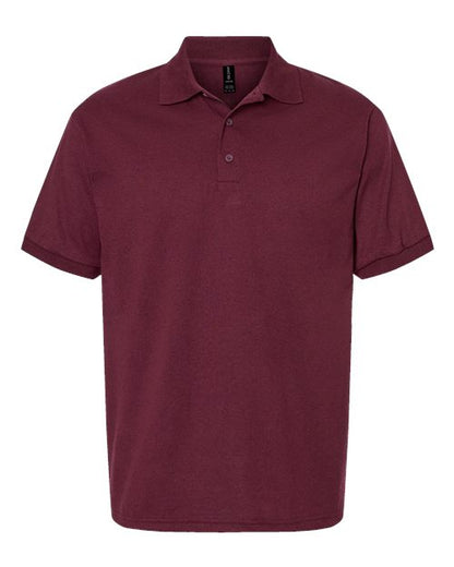 Gildan 8800 Maroon polo - Front view