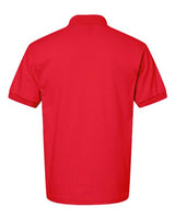 Gildan 8800 Red polo - Back view