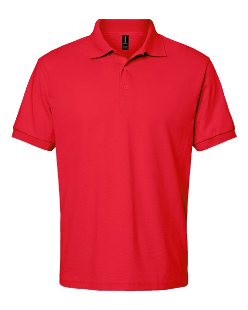 Gildan 8800 Red polo - Front view