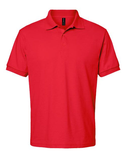 Gildan 8800 Red polo - Front view