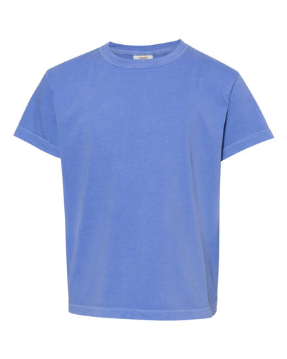 RBS Premium Youth Tee in Flo Blue