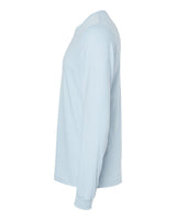 BELLA+CANVAS 3501 Baby Blue - side, blank shirt