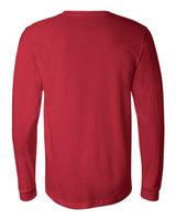 BELLA+CANVAS 3501 Red - back, blank shirt