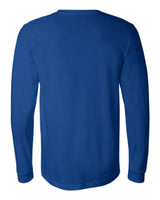 BELLA+CANVAS 3501 True Royal - back, blank shirt