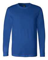 BELLA+CANVAS 3501 True Royal - front, blank shirt