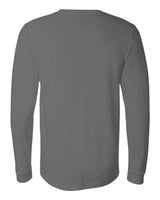 BELLA+CANVAS 3501 Asphalt - back, blank shirt