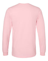 BELLA+CANVAS 3501 Pink - back, blank shirt