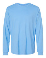 BELLA+CANVAS 3501 Carolina Blue - front, blank shirt