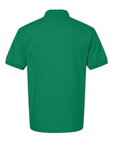 Gildan 8800 Kelly Green polo - Back view