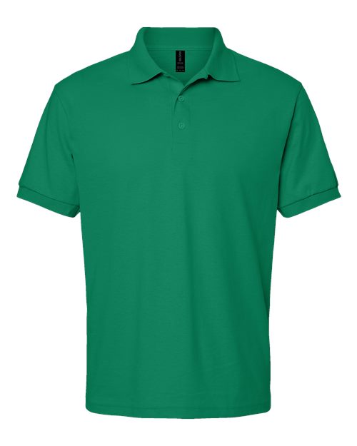 Gildan 8800 Kelly Green polo - Front view
