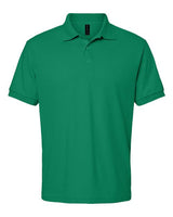 Gildan 8800 Kelly Green polo - Front view