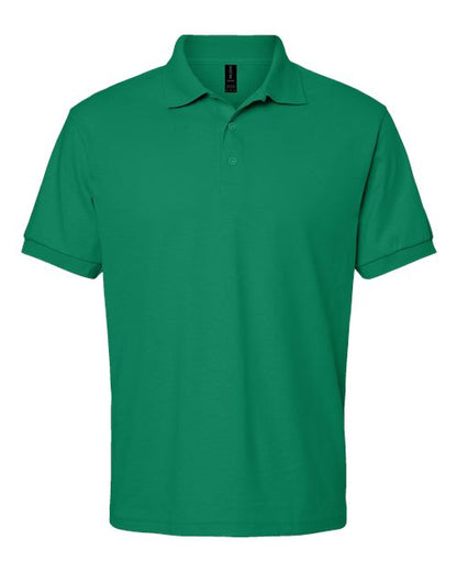 Gildan 8800 Kelly Green polo - Front view