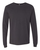BELLA+CANVAS 3501 Dark Grey - front, blank shirt
