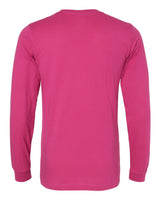BELLA+CANVAS 3501 Berry - back, blank shirt