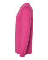 BELLA+CANVAS 3501 Berry - side, blank shirt