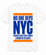 No One Reps NYC Harder Than A New Yorker Living In Atlanta Championship Tee