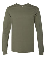 BELLA+CANVAS 3501 Military Green - front, blank shirt