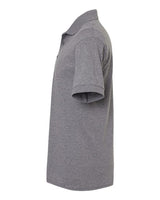 Gildan 8800 Graphite Heather polo - Sleeve and side view