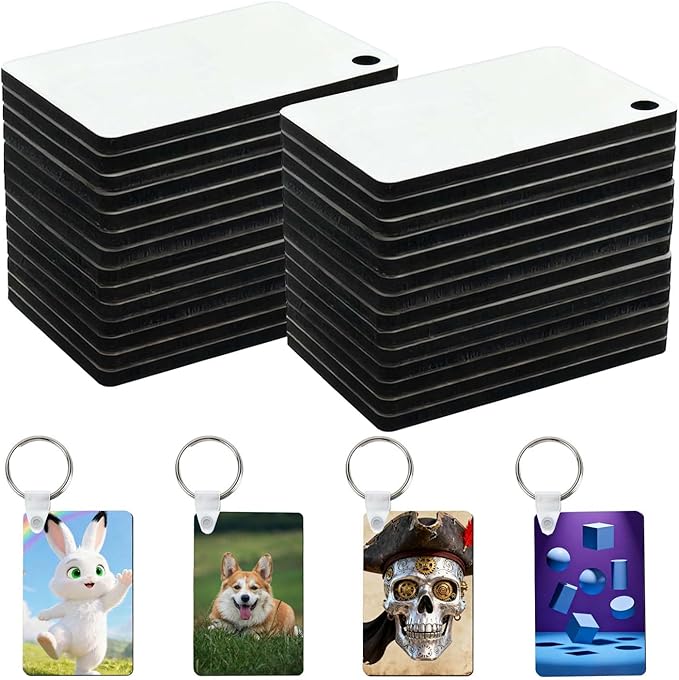 Custom Sublimation Photo Keychain