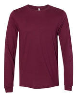 BELLA+CANVAS 3501 Maroon - front, blank shirt