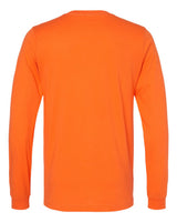 BELLA+CANVAS 3501 Orange - back, blank shirt