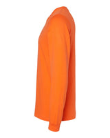 BELLA+CANVAS 3501 Orange - side, blank shirt