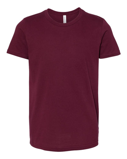 Youth Standard Tee in Maroon
