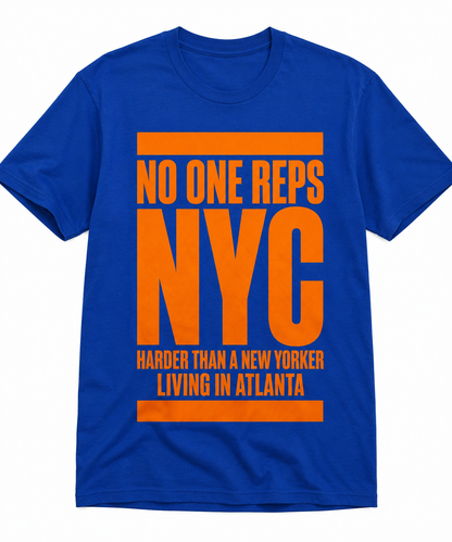 No One Reps NYC Harder Than A New Yorker Living In Atlanta Championship Tee