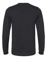 BELLA+CANVAS 3501 Vintage Black - back, blank shirt