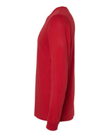 BELLA+CANVAS 3501 Canvas Red - side, blank shirt