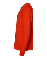 BELLA+CANVAS 3501 Poppy - side, blank shirt