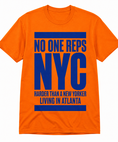 No One Reps NYC Harder Than A New Yorker Living In Atlanta Championship Tee