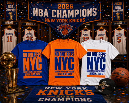 No One Reps NYC Harder Than A New Yorker Living In Atlanta Championship Tee